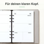
Rechte Seite der A5-Kalendereinlage 1 Woche auf 2 Seiten, blanko
