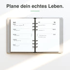
A5 Kalendereinlage 1 Woche auf 2 Seiten blanko, handschriftlich ausgefüllt