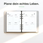 
A5 Kalendereinlage 1 Woche auf 2 Seiten blanko, handschriftlich ausgefüllt