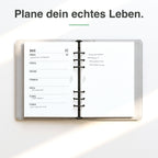 
A5 Kalendereinlage 1 Woche auf 1 Seite Dot Grid, handschriftlich ausgefüllt