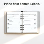 
A5 Kalendereinlage 1 Woche auf 2 Seiten elfenbeinmädchen-Edition, handschriftlich ausgefüllt
