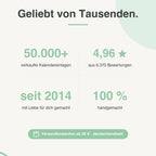 
kreativzwerg Kalendereinlagen – seit 2014, über 50.000 verkauft, 4,96 Sterne