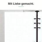 
A5 Dot-Grid-Notizpapier in Nahaufnahme – feines Punktraster, Premiumpapier