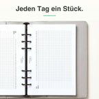 
A5 Tracker-Einlage, rechte Seite im Detail
