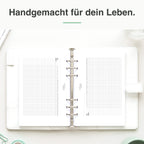 
A5 Tracker-Liste im Einsatz auf dem Schreibtisch