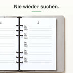 
A5 Adress-Einlage, rechte Seite