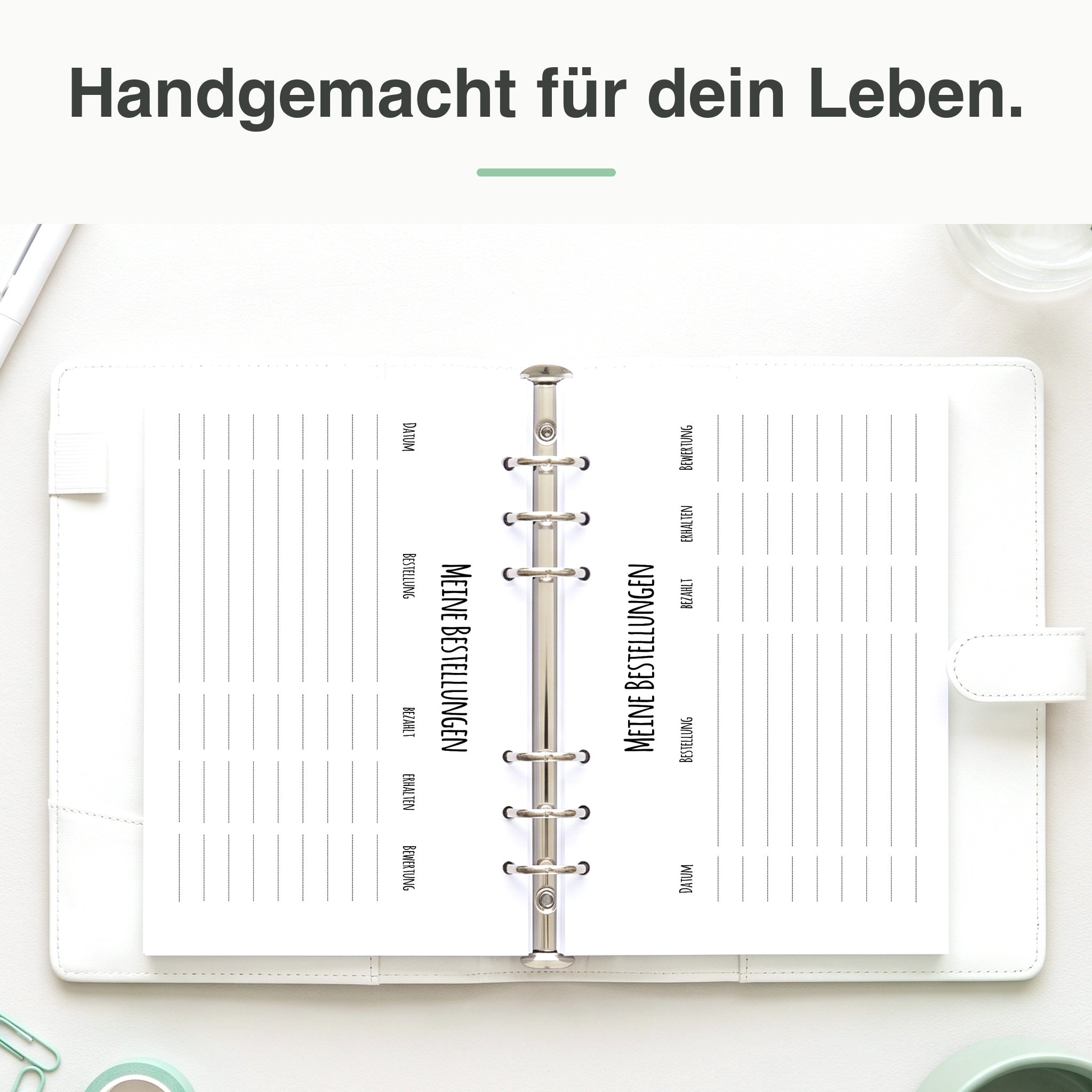 
A5 Bestellliste im Einsatz
