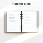 
A5 Blankopapier in Benutzung, handschriftlich beschrieben