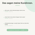 
Kundenbewertungen zu Kalendereinlagen 1W2S Dot Grid (Wochenende mit Notizen) - 4,96 von 5 Sternen