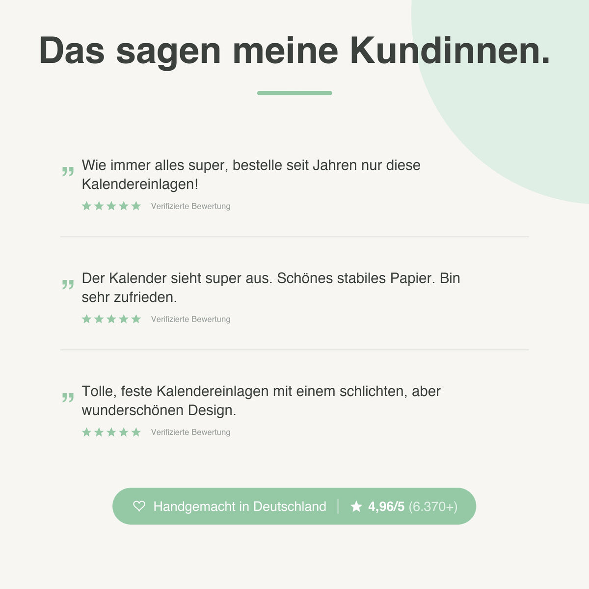 
Kundenbewertungen zu Kalendereinlagen 1W2S Familienkalender - 4,96 von 5 Sternen