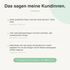 
Kundenbewertungen zu Kalendereinlagen 1W2S Liniert (Notizen oben links) - 4,96 von 5 Sternen