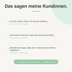 
Kundenbewertungen zu Kalendereinlagen 1W2S Liniert (Wochenende mit Notizen) - 4,96 von 5 Sternen