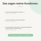 
Kundenbewertungen zu Kalendereinlagen 2T1S Dot Grid - 4,96 von 5 Sternen