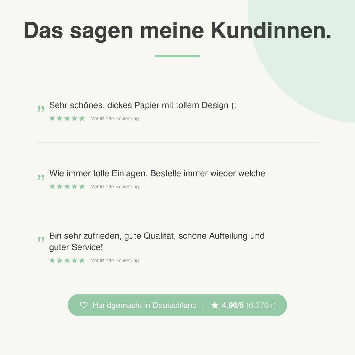 
Kundenbewertungen zu Liste – 60× Bestellungen - 4,96 von 5 Sternen