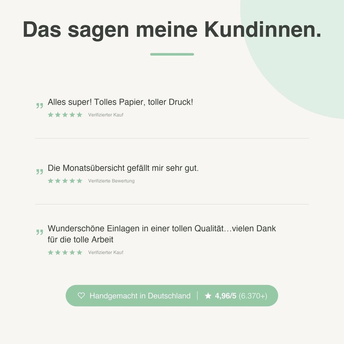 
Kundenbewertungen zu Monats-Einlagen 1M2S - 4,96 von 5 Sternen