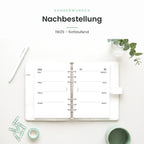 
Sonderwunsch-Nachbestellung: Wochenkalender 1W2S, fortlaufend